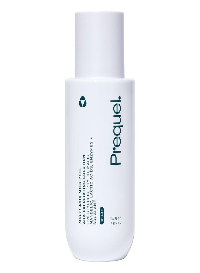 Prequel Skin Multi-Acid Milk Peel, Professional Exfoliating Solution. 15% Glycolic Acid Face Peel with Lactic Acid and Enzymes. Hydrating Chemical Exfoliant. Clinical Strength Formula, 7.6oz Bottle. - Image 1
